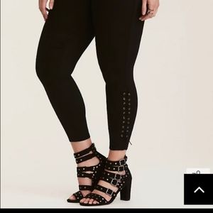 Torrid lace up jeggings